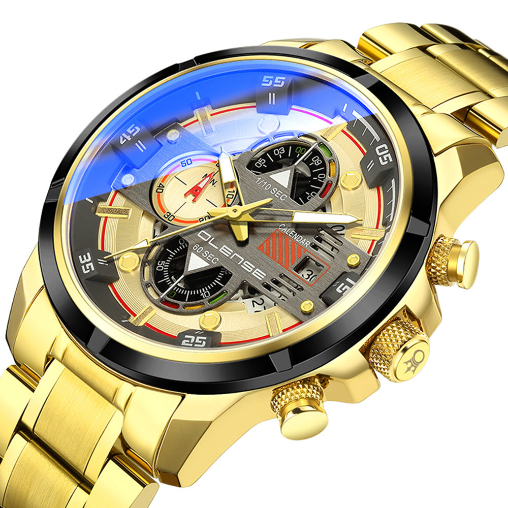 Men's Sports Watch Stainless Steel