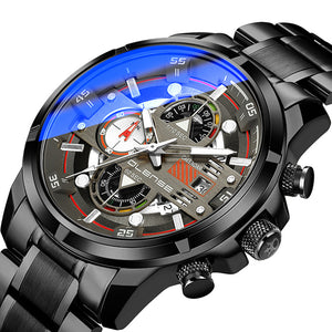 Men's Sports Watch Stainless Steel