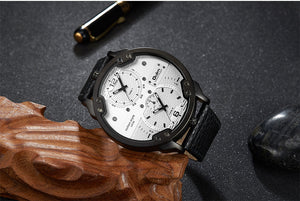 Domineering dual movement watch