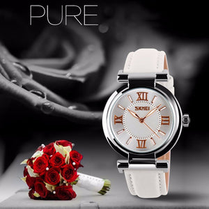 Simple casual quartz watch ladies