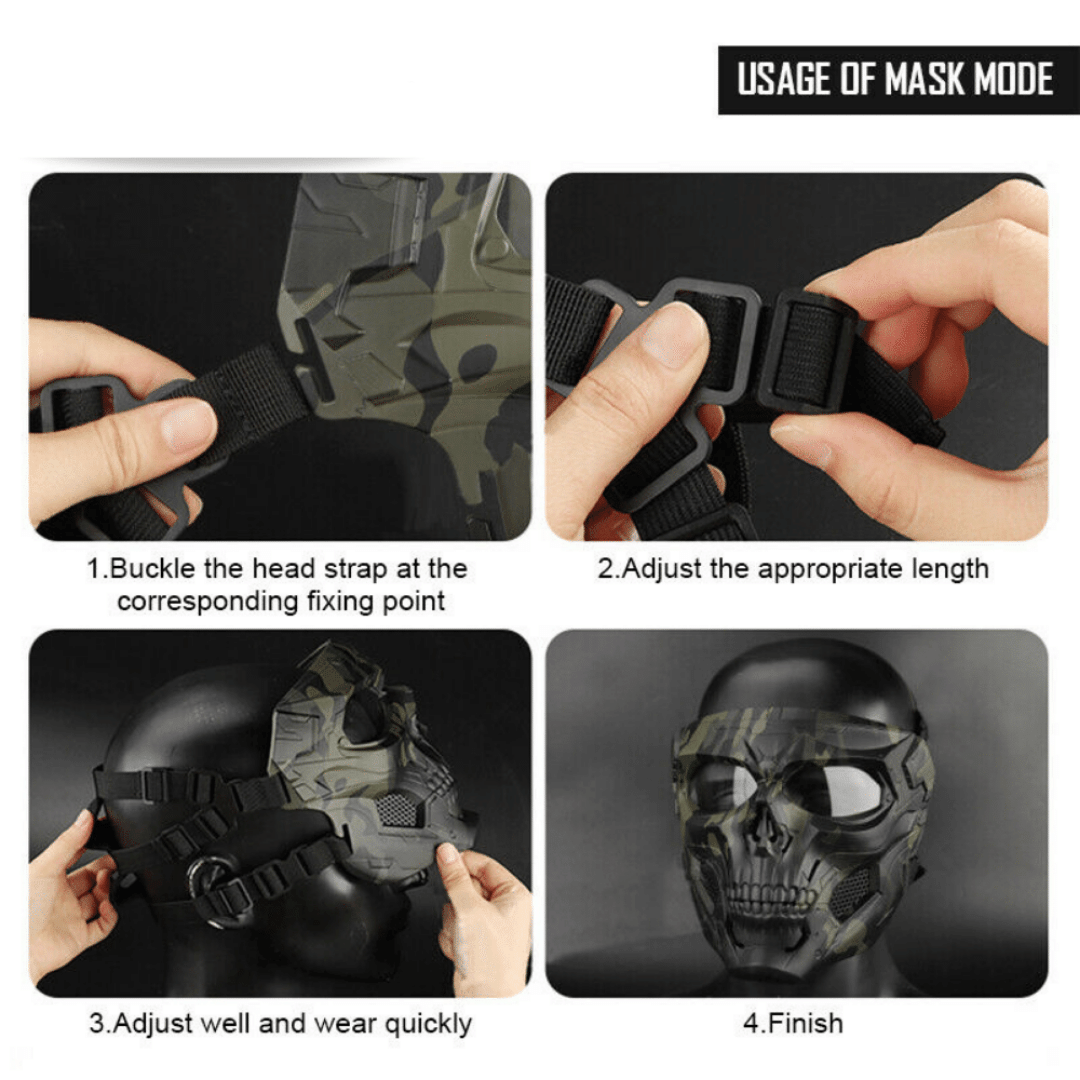 Skeleton Helmet Tactical Soldier Night Vision