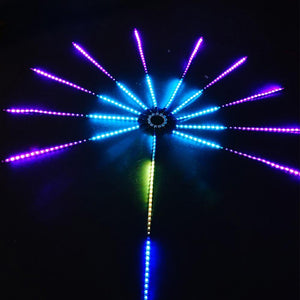 LED sound control magic color firework light DIY firework atmosphere light