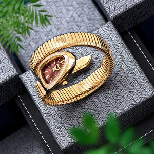 Ladies Snake Shape Luxury Quartz Watch