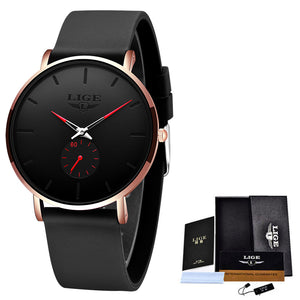 Mm black dial stainless steel watch