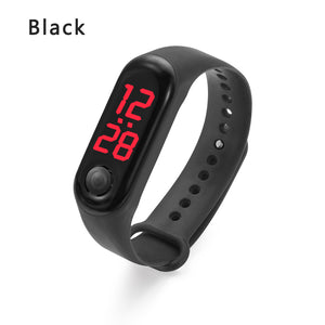 Silicone strap for children's watch with digital touch screen