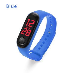 Silicone strap for children's watch with digital touch screen