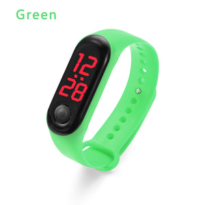 Silicone strap for children's watch with digital touch screen