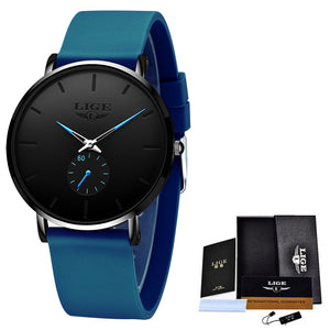Mm black dial stainless steel watch