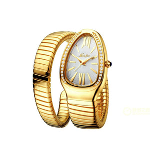 Ladies Snake Shape Luxury Quartz Watch